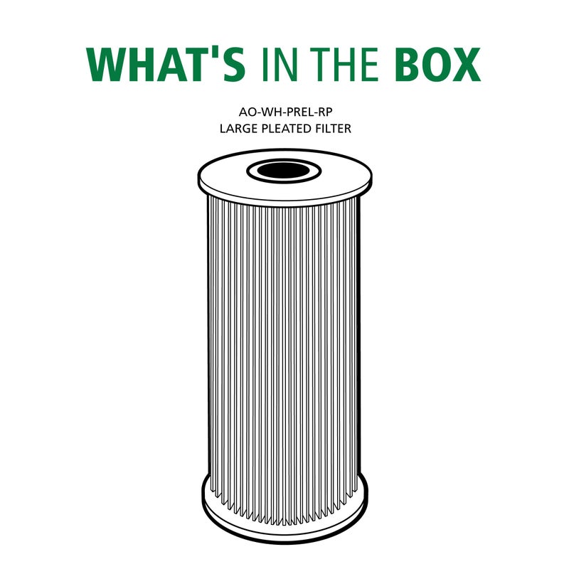 AO Smith 4.5"x10" 20 Micron Sediment Water Filter Replacement Cartridge - For Whole House Filtration Systems - AO-WH-PREL-RP - Image 2